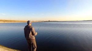 Окунь на водохранилище Углегорской ТЭС