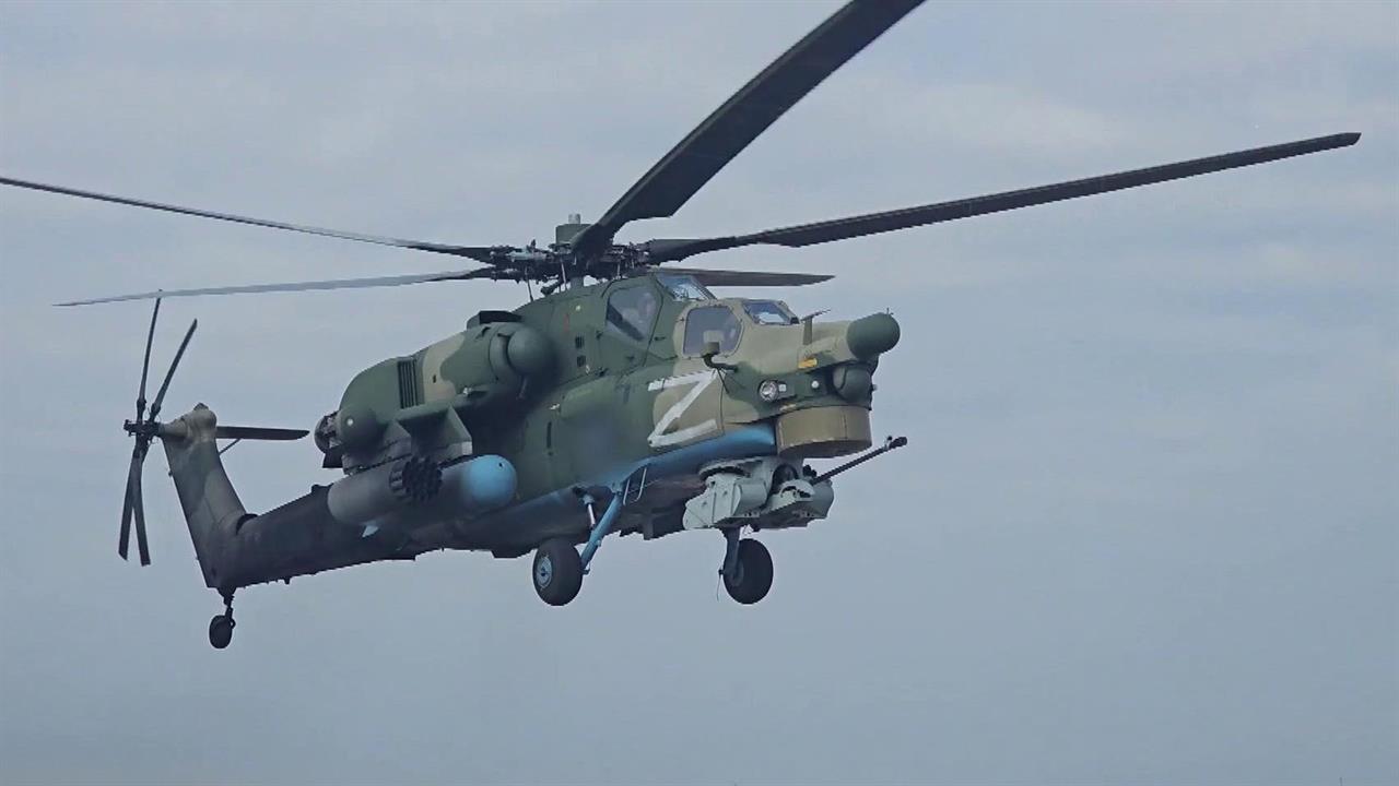 На Северодонецком направлении вертолеты Ми-28 уничтожили опорные пункты ВСУ