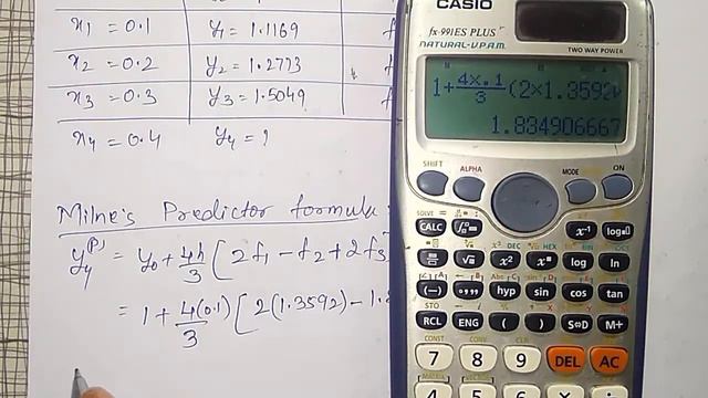 Milne's Predictor Corrector Method || dy/dx=xy+y^2 || Numerical Method 18mat31 || Dr Prashant Pati смотреть онлайн
