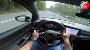 VW Golf 8 GTI 245ps (2021) |  POV Test drive 0-100 km/h acceleration, sound | by AutocruiseTV