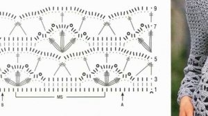 Вязание крючком. Кофта с запахом
