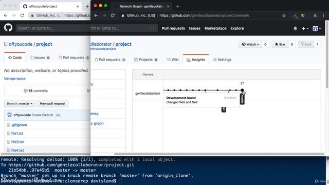 6. GitHub Cloning, Forking & Pull Requests 2 - Git and GitHub смотреть онлайн