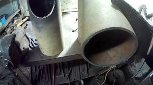 Буржуйка из баллона в гараж.........