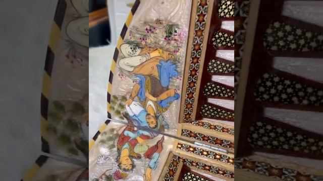 Нарды, инкрустация, ручная работа. Backgammon, inlay, handmade. Code 0010