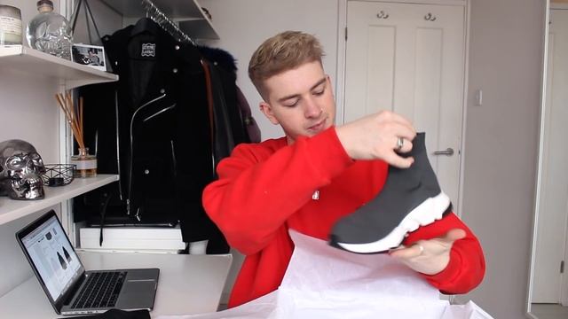 BALENCIAGA x MR PORTER  Sneaker Unboxing  Gallucks