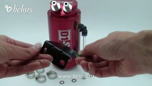 Маслоуловитель круглый «D1 SPEC» (красный) — «Белайс»
