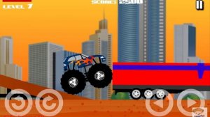 Monster Truck Destroyer - All 12 levels - Walkthrough | Car Cartoons For Children | Kids TV Channel