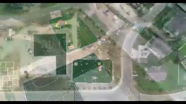 Детская площадка с искусственным газоном PVH Grass 35. Московская область, деревня Сабурово.
