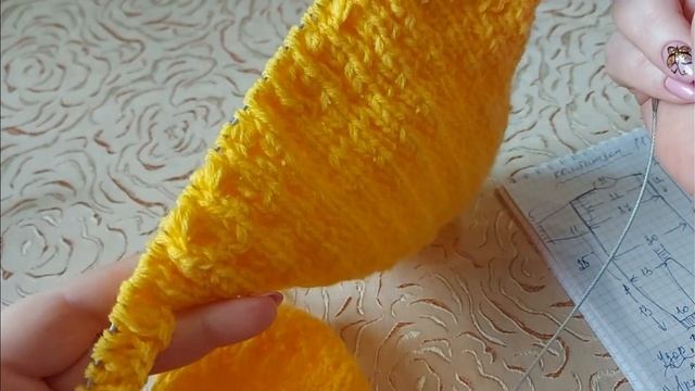 Детский комбинезон спицами /часть 1/