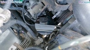 Тойота Хайс Региус: замена ремней генератора.