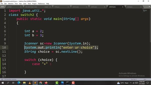 Switch case in JAVA by Telugu Engineer || hm peruri смотреть онлайн