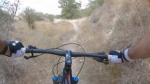 Mountain biking First try in Agia varvara