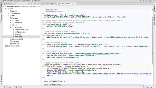 MODx. Установка компонента GitModx