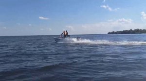 Прогресс 4. Мотор Ямаха 40. Покатушки