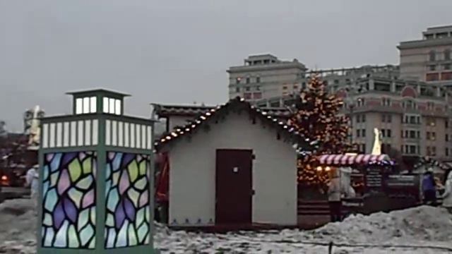 Иллюминация на Театральной площади #Москва смотреть онлайн