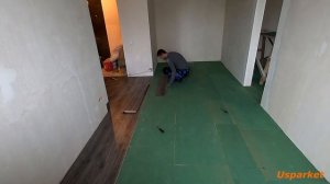 Укладка ламината EGGER на старый паркет