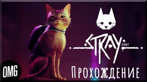 [OMG] Stray #1 // КОТЯРА ПЫТАЕТСЯ ВЫЖИТЬ // Прохождение на русском