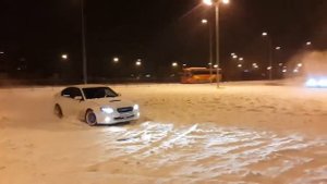 Форик в снегу.