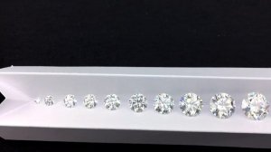 Муассаниты от 0,1 до 10 карат (0,3 -14 мм).