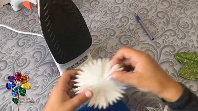 Ромашка из фоамирана. Поделка. Магнит. Брошь. Резиночка. День семьи. Своими руками. Diy. Handmade. смотреть онлайн