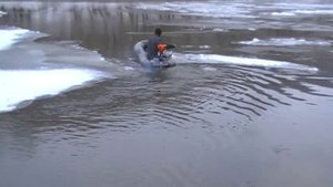 Самодельный лодочный мотор из бензокосы