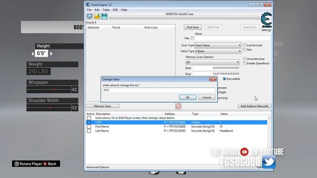 Change CyberFace / Face scan easily with cheat engine - NBA 2K21 PC tutorial смотреть онлайн