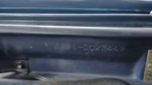 TOYOTA STARLET CHASSIS NUMBER ENGINE NUMBER LOCATIONS