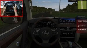 City Car Driving – Lexus LX570 2017 | Traffic Jam in the City | Logitech g29 gameplay