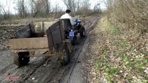 ЗАГОТОВКА ДРОВ ЗИМОЙ 2021 ТЯЖЁЛЫМ МОТОБЛОКОМ / ГРЯЗОМЕС 2021 ОЬКРЫТИЕ СЕЗОНА