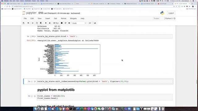 010f Bar chart from a pandas DataFrame смотреть онлайн