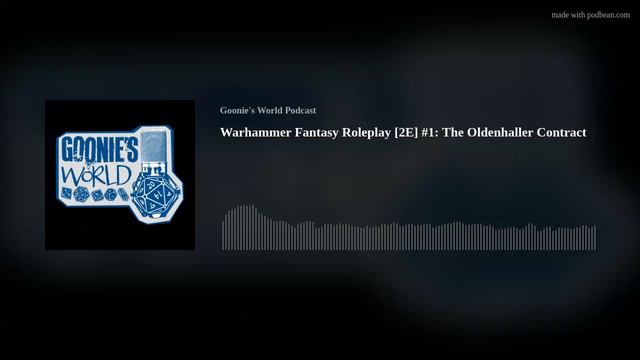 Warhammer Fantasy Roleplay [2E] #1: The Oldenhaller Contract