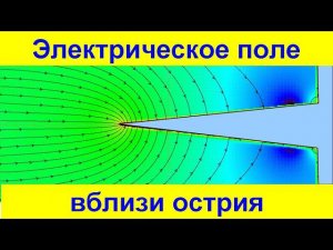 Электрическое поле вблизи острия