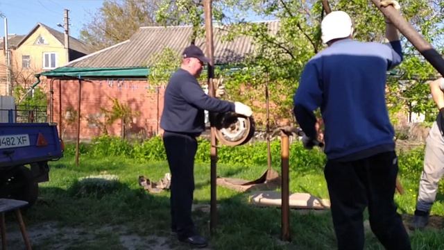 Бурим скважину желонкой, 24м. смотреть онлайн