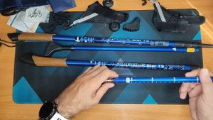 Finpole Star Plus T3 (трёхсекционные палки с быстросъёмными темляками).