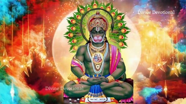 The Most Powerful Hanuman Mantra To Remove Negative Energy | Manojavam Marut Tulya Vegam