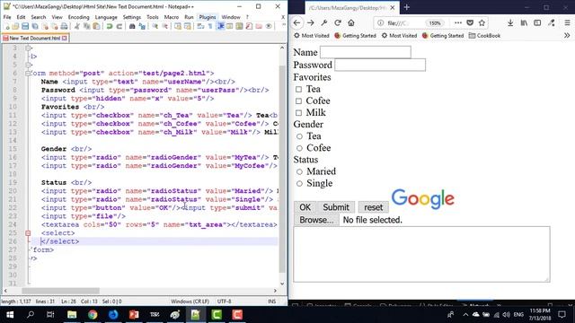 026 HTML Forms Textarea and Select