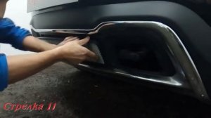 Защита радиатора JEEP GRAND CHEROKEE (WK2) рестайлинг с 2013г.в. (Хром) - strelka11.ru