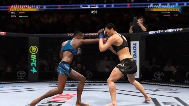 EA SPORTS UFC 4 - ANGELA HILL VS WEILI ZHANG