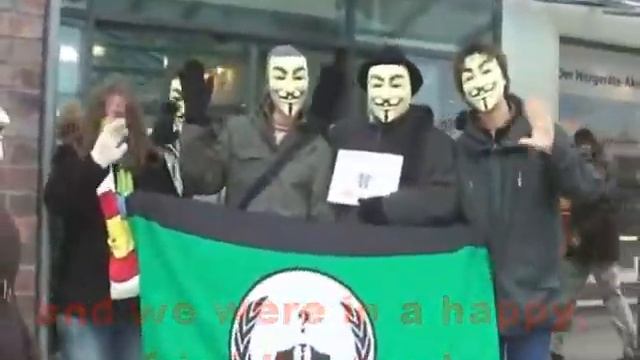ANONYMOUS raid in Geesthacht 2010 смотреть онлайн