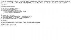 Request header field X-CSRF-Token is not allowed by Access-Control-Allow-Headers in preflight...