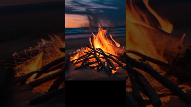 1 Minute of Calm | Breathe | Relax | Get Cozy #stressrelief #fireplaceambience