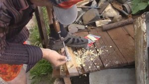 Держатель сменных перьевых сверл для коловорота