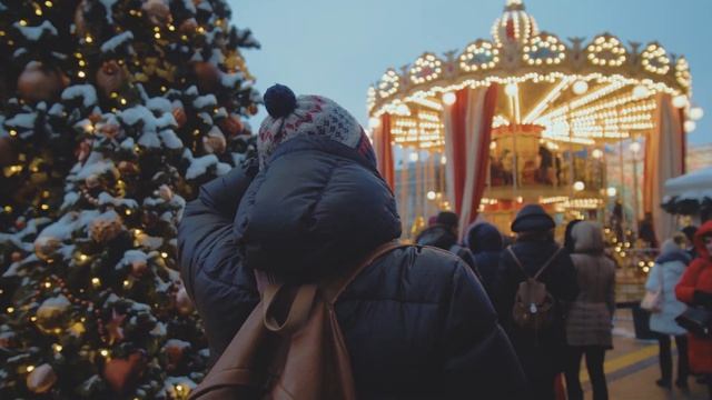 Новогодний этюд "Карусель"