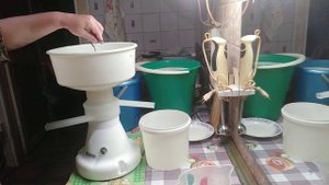 Сепарирую молоко, сколько сливок на выходе...