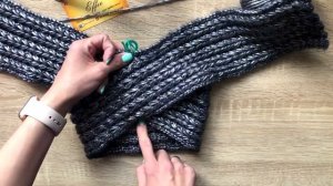 ЧАЛМА-ТЮРБАН спицами МОДНЫЙ ТРЕНД