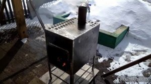 Металлическая печь с высоким КПД. часть 6