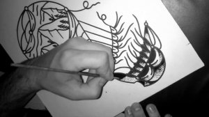 Speed art процесс подготовки эскиза (воздушный шар)