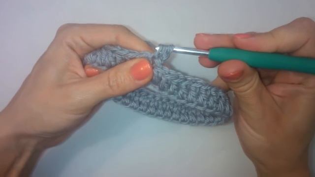 Красивое вязание крючком Соединение в конце ряда Ч.1 Школа МК смотреть онлайн