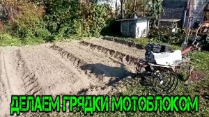 КАК БЫСТРО СДЕЛАТЬ ГРЯДКИ