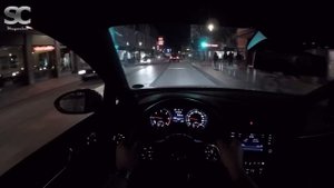 VW Golf 7 GTD 2.0 TDI (2016) - POV City Drive at Night